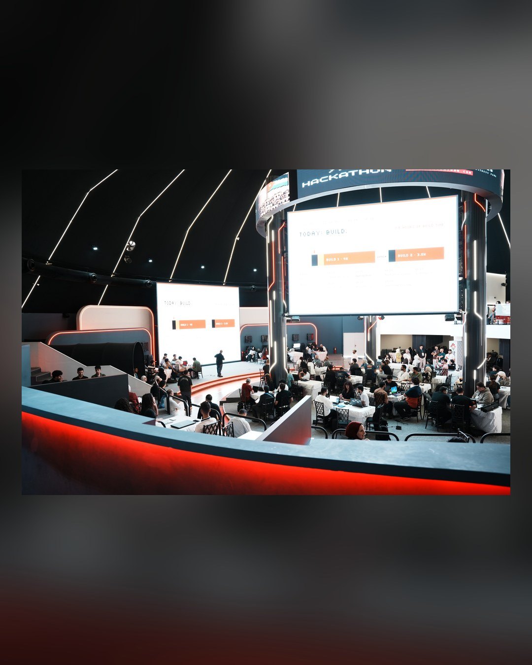 The build floor at King Hussein Business Park — Fikr Ventures and Replit Wrap Up the AI Hackathon in Amman